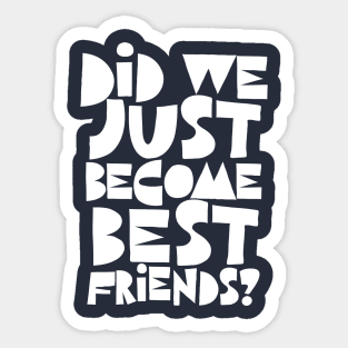 Step Brothers Typography Design Quote Sticker